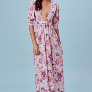For Love & Lemons Magnolia Maxi Dress - M